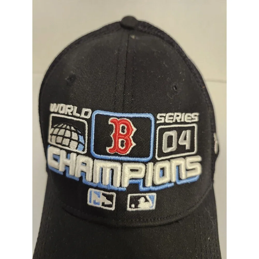 Boston Red Sox 2004 World Series Champions New Era MLB Cap Hat Fitted One Size